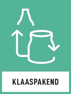 Pildil on klaaspakendi märgis.